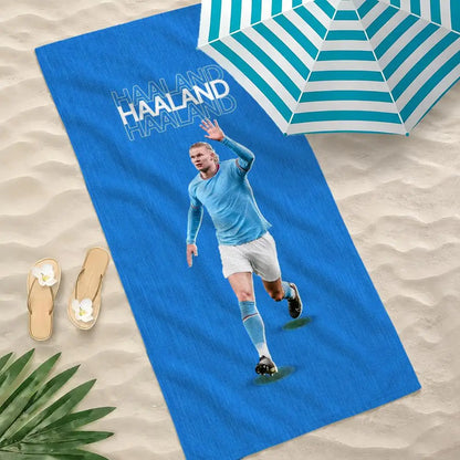 Erling Haaland Vibrant Quick-Dry Beach Towel