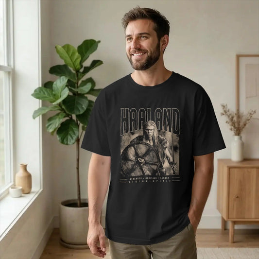 Erling Haaland  Norse Heritage Vintage Viking T-Shirt