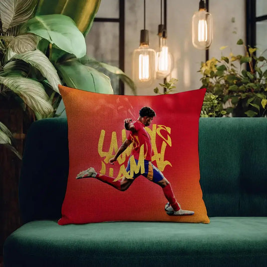 Football Player Lamine Yamal Cushion
