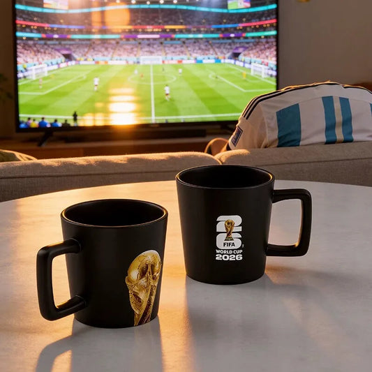 FIFA 2026 USA Canada Mexico World Cup Official Licensed Trophy Mug 390ml Ceramic Coffee Cup Home Drinkware
