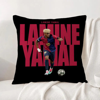 Football Player Lamine Yamal Cushion