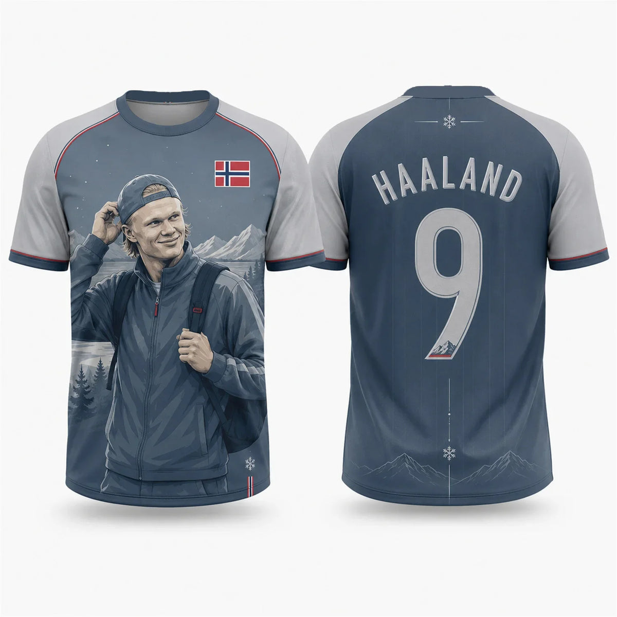 Erling Haaland Youth Football Jersey