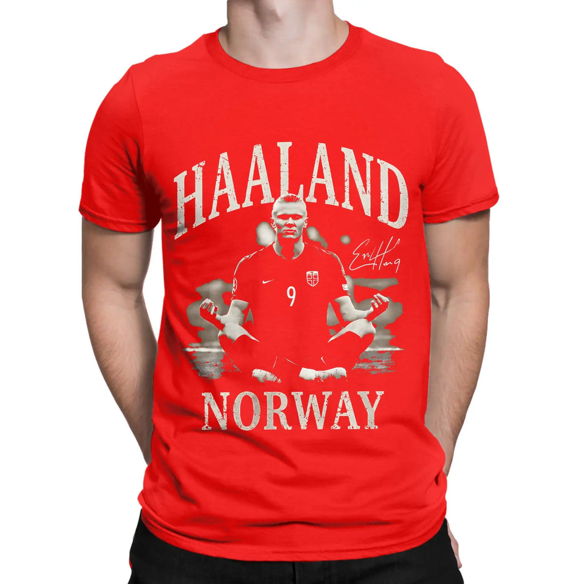 Erling Haaland Soccer Passion Cotton Tee