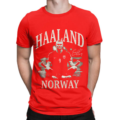 Erling Haaland Soccer Passion Cotton Tee