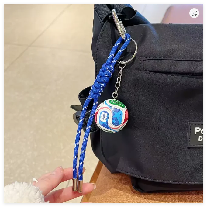 New Fashion Flag Football Keychain Country Soccer Club