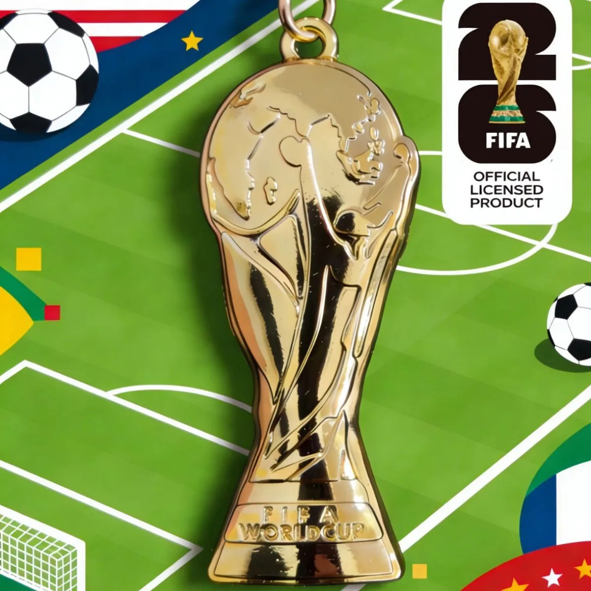 2026 FIFA World Cup Enamel Metal Keychain, UV Printed Soccer Key Ring, Football Fan Souvenir, Car Bag Pendant, Sports Gift - AliExpress 26
