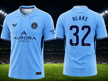 Erling Haaland Sky Blue Soccer Jersey for Fans and Families