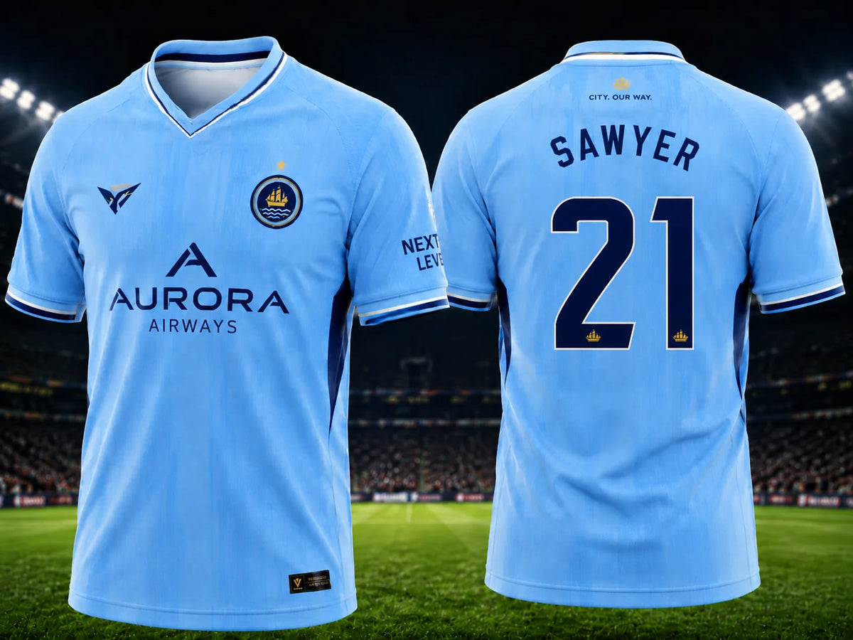 Erling Haaland Sky Blue Soccer Jersey for Fans and Families