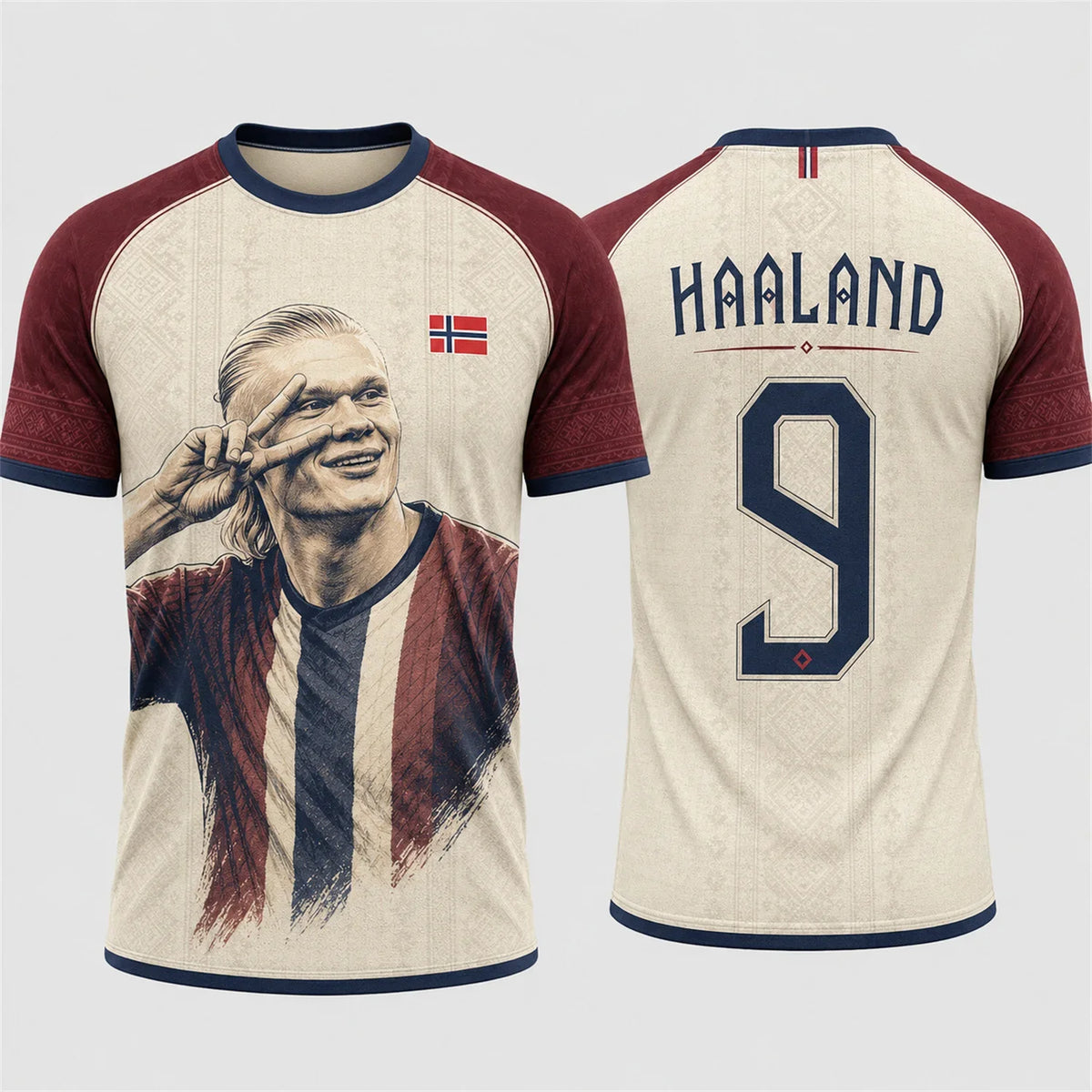 Erling Haaland Youth Football Jersey
