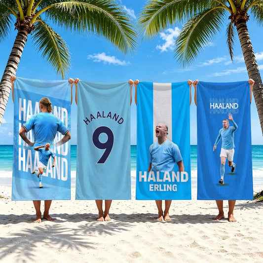 Erling Haaland Vibrant Quick-Dry Beach Towel