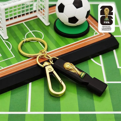 FIFA 2026 World Cup 2.5D Trophy Whistle Keychain