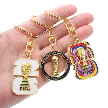 2026 FIFA World Cup Enamel Metal Keychain, UV Printed Soccer Key Ring, Football Fan Souvenir, Car Bag Pendant, Sports Gift - AliExpress 26