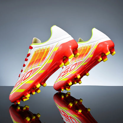New durable and breathable football shoes with FG/AG studs suitable for all seasons of training and competition