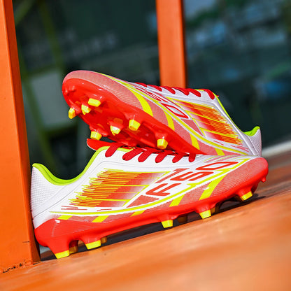 New durable and breathable football shoes with FG/AG studs suitable for all seasons of training and competition