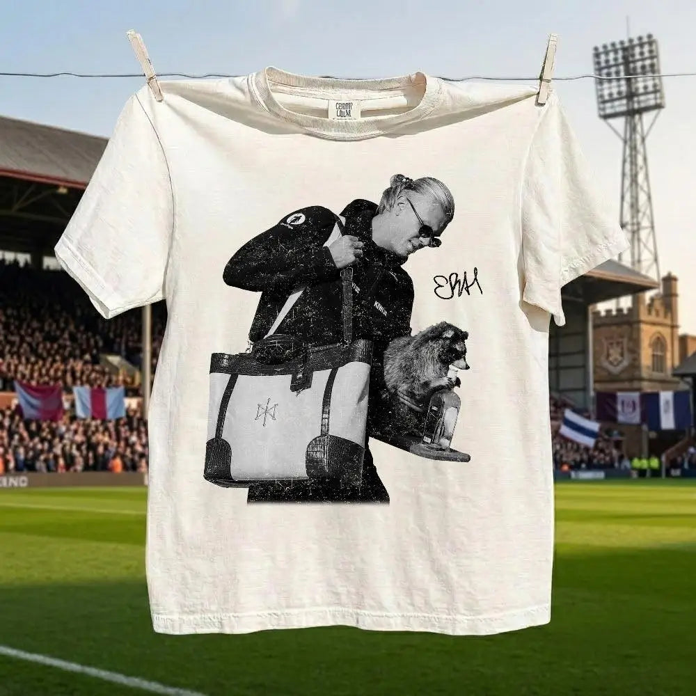 Erling Haaland Raccoon Vintage Meme Shirt