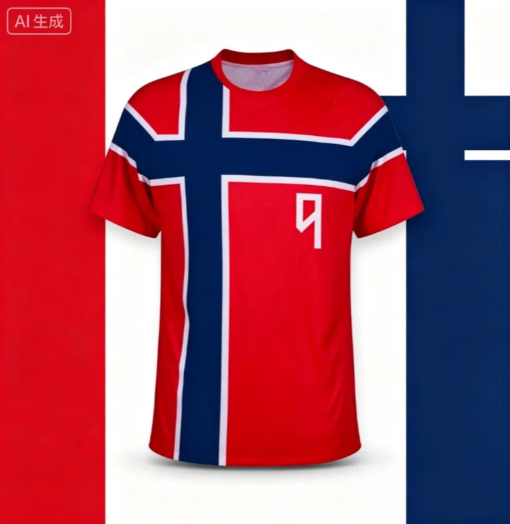 Erling Haaland Norwegian Pride Soccer Jersey