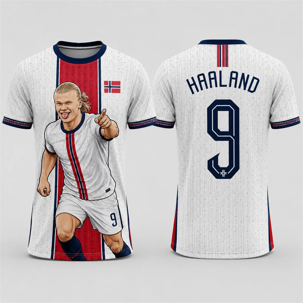 Erling Haaland Youth Football Jersey