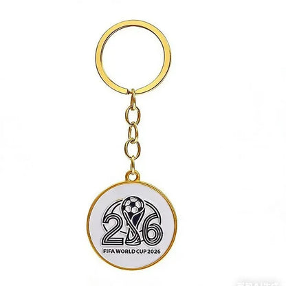 2026 FIFA World Cup Enamel Metal Keychain, UV Printed Soccer Key Ring, Football Fan Souvenir, Car Bag Pendant, Sports Gift - AliExpress 26