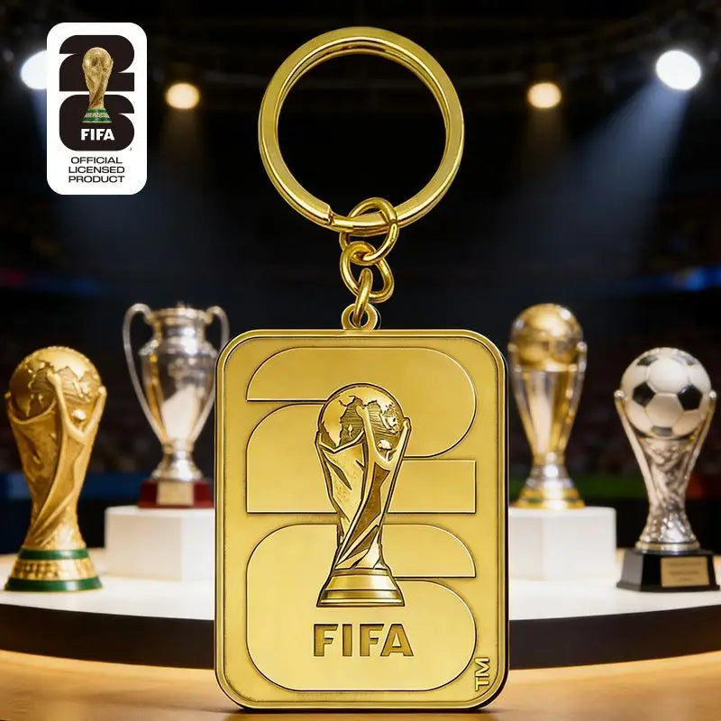 FIFA 2026 World Cup 2D Official Emblem Keychain
