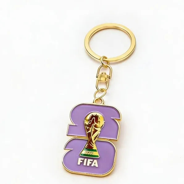 2026 FIFA World Cup Enamel Metal Keychain, UV Printed Soccer Key Ring, Football Fan Souvenir, Car Bag Pendant, Sports Gift - AliExpress 26