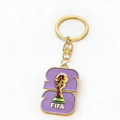 2026 FIFA World Cup Enamel Metal Keychain, UV Printed Soccer Key Ring, Football Fan Souvenir, Car Bag Pendant, Sports Gift - AliExpress 26