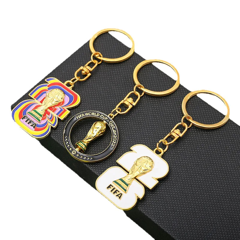 2026 FIFA World Cup Enamel Metal Keychain, UV Printed Soccer Key Ring, Football Fan Souvenir, Car Bag Pendant, Sports Gift - AliExpress 26