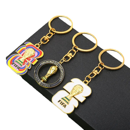 2026 FIFA World Cup Enamel Metal Keychain, UV Printed Soccer Key Ring, Football Fan Souvenir, Car Bag Pendant, Sports Gift - AliExpress 26