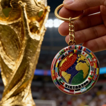 2026 FIFA World Cup Enamel Metal Keychain, UV Printed Soccer Key Ring, Football Fan Souvenir, Car Bag Pendant, Sports Gift - AliExpress 26