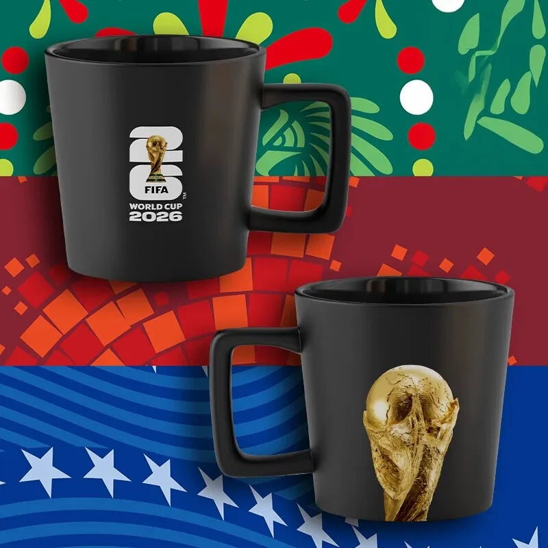 FIFA 2026  World Cup Official Licensed Trophy Mug 390ml Ceramic Coffee Cup
