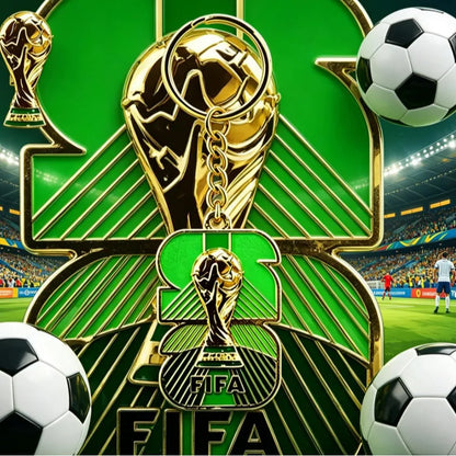 2026 FIFA World Cup Enamel Metal Keychain, UV Printed Soccer Key Ring, Football Fan Souvenir, Car Bag Pendant, Sports Gift - AliExpress 26