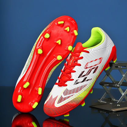Breathable football shoes FG/AG long nail all season universal anti slip outdoor indoor sports shoes