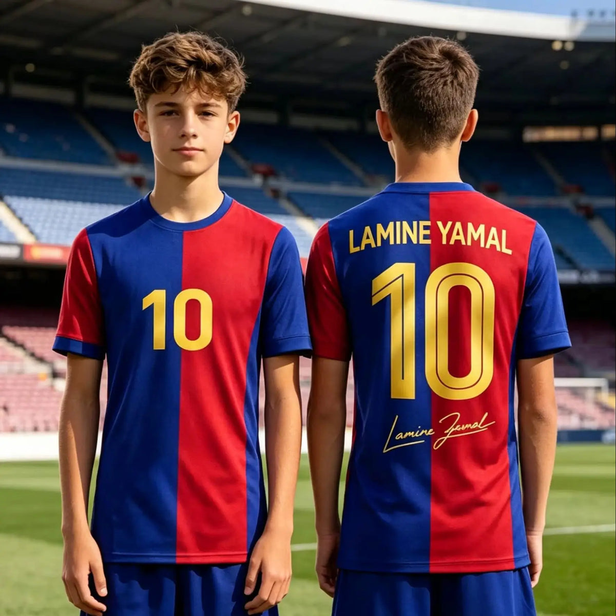 Barcelona Jersey 10 Lamine Yamal Tops Men T Shirt