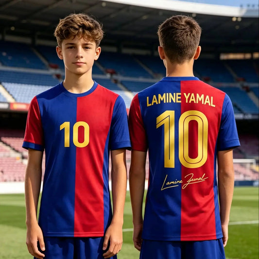 Barcelona Jersey 10 Lamine Yamal Tops Men T Shirt