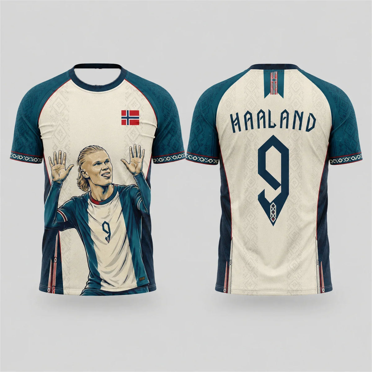 Erling Haaland Youth Football Jersey