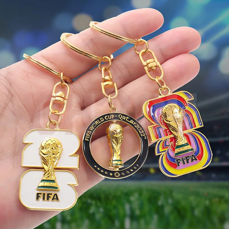 2026 FIFA World Cup Enamel Metal Keychain, UV Printed Soccer Key Ring, Football Fan Souvenir, Car Bag Pendant, Sports Gift - AliExpress 26