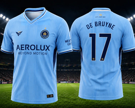 Erling Haaland Sky Blue Soccer Jersey for Fans and Families