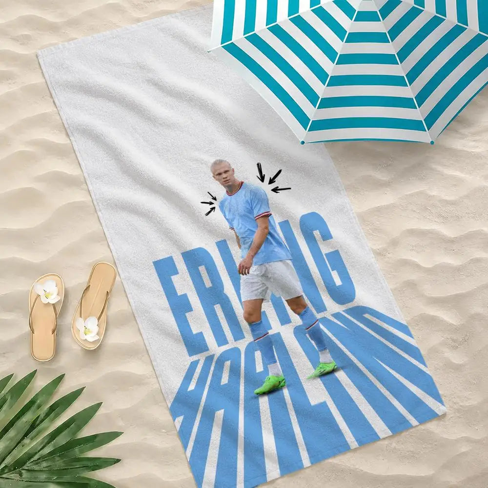 Erling Haaland Vibrant Quick-Dry Beach Towel