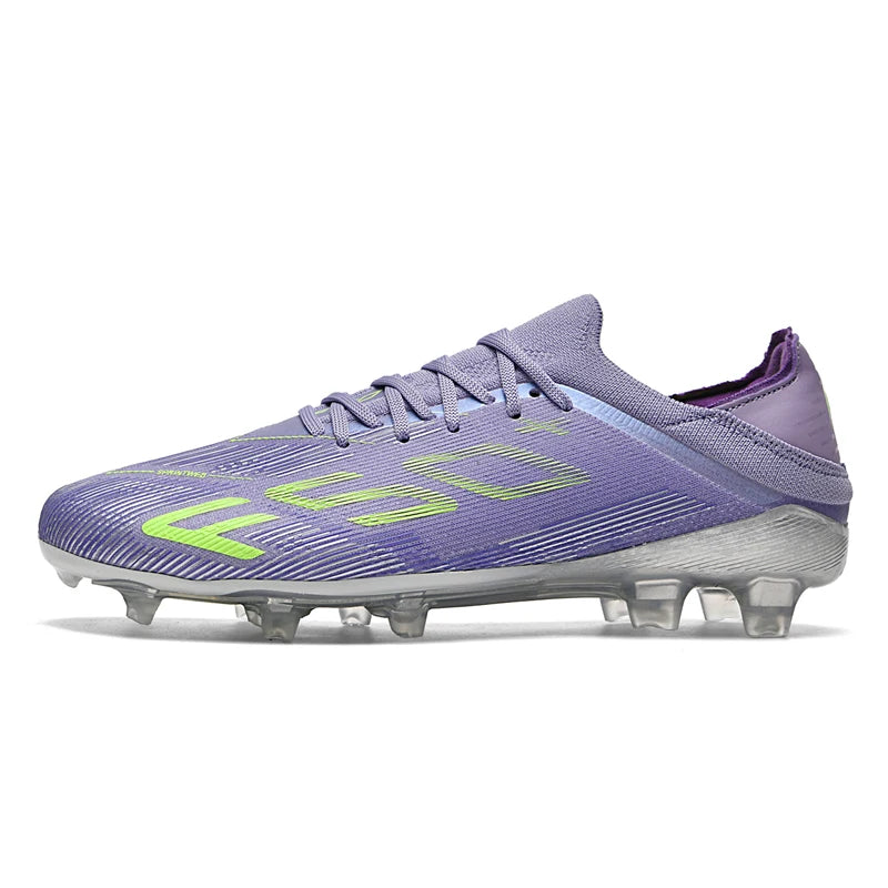 F50+ High Quality Mens Football Boots Boys Training Studded Fast Soccer Cleats Outdoor Non Slip Football Shoes Chuteira Campo