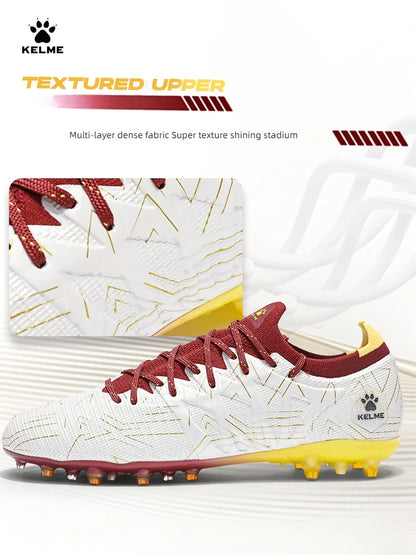 KELME Adult football boots Men's Disease Electric 3.0 Short Spikes Children's MG Professional Match Training Shoes Frisbee Femal