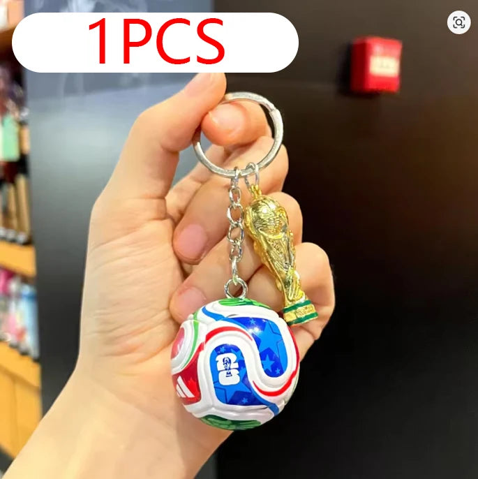 New Fashion Flag Football Keychain Country Soccer Club