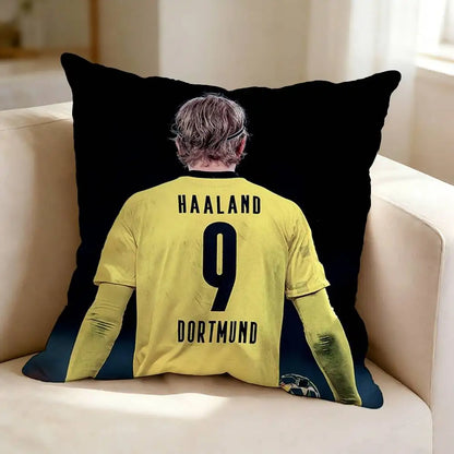 Erling Haaland Football Fan Cushion Cover