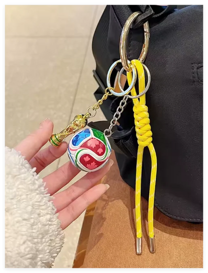 New Fashion Flag Football Keychain Country Soccer Club