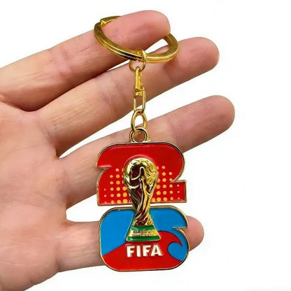 2026 FIFA World Cup Enamel Metal Keychain, UV Printed Soccer Key Ring, Football Fan Souvenir, Car Bag Pendant, Sports Gift - AliExpress 26