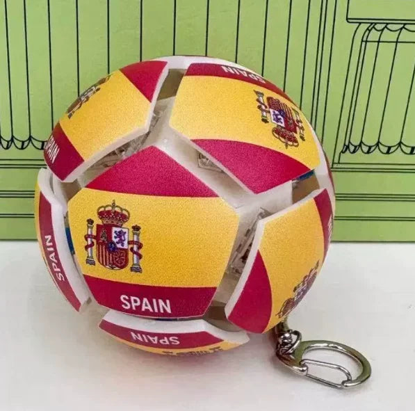 2026 World Cup Themed Football Keychain Lights Up And Can Be Pressed To Decompress Carry It With You And Collect Gifts From Fans