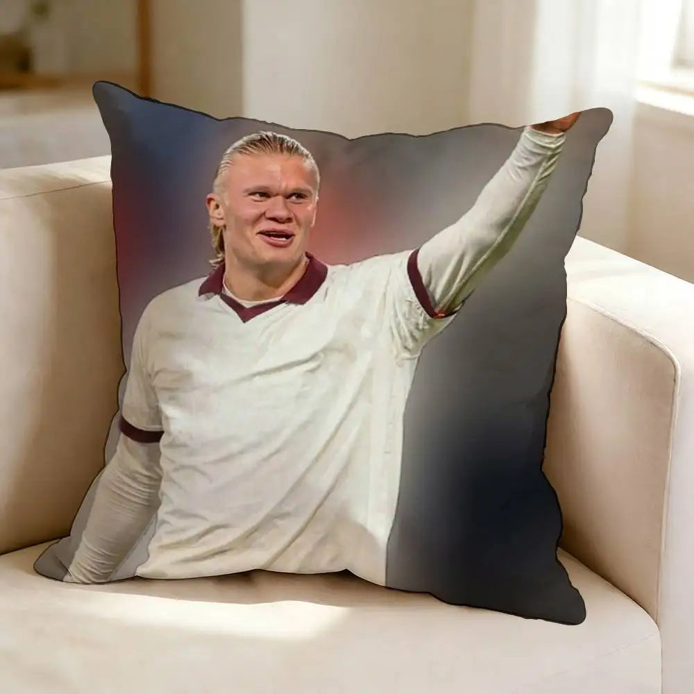Erling Haaland Football Fan Cushion Cover