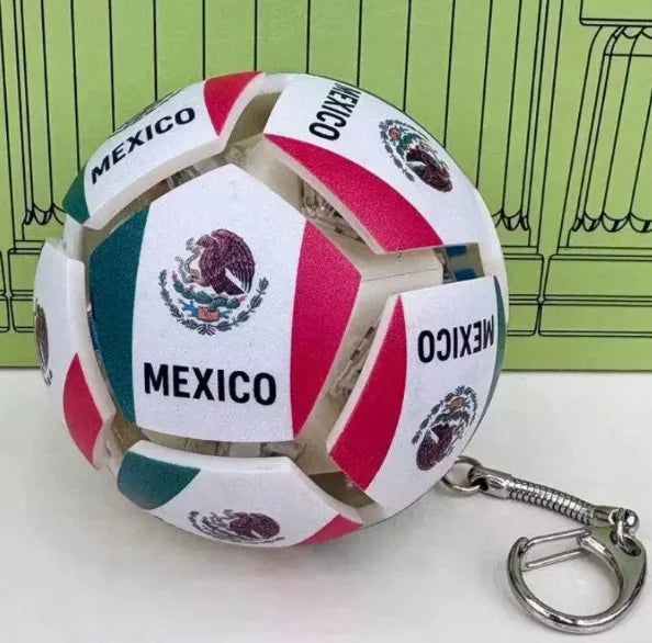 2026 World Cup Themed Football Keychain Lights Up And Can Be Pressed To Decompress Carry It With You And Collect Gifts From Fans