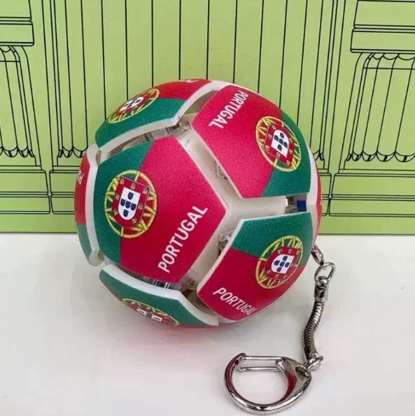 2026 World Cup Themed Football Keychain Lights Up And Can Be Pressed To Decompress Carry It With You And Collect Gifts From Fans