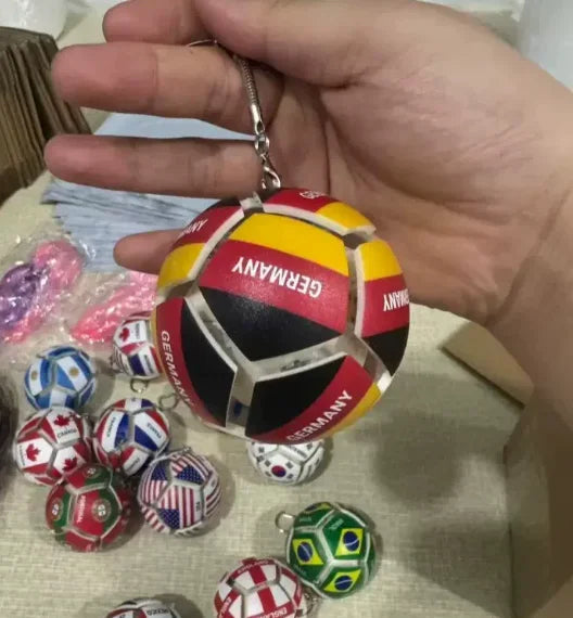 2026 World Cup Themed Football Keychain Lights Up And Can Be Pressed To Decompress Carry It With You And Collect Gifts From Fans