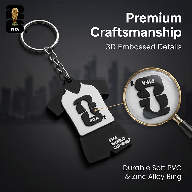 2026 FIFA World Cup FIFA KCF26WH13 Keychain Pendant Hanging rope Tri-Host Nations Bag Charm Car Gift for Soccer Football Fans