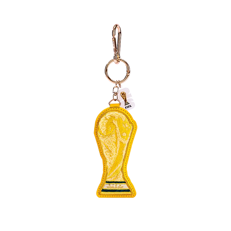 FIFA 2026 World Cup Trophy Keychain, Towel Embroidery Cute Bag Charm